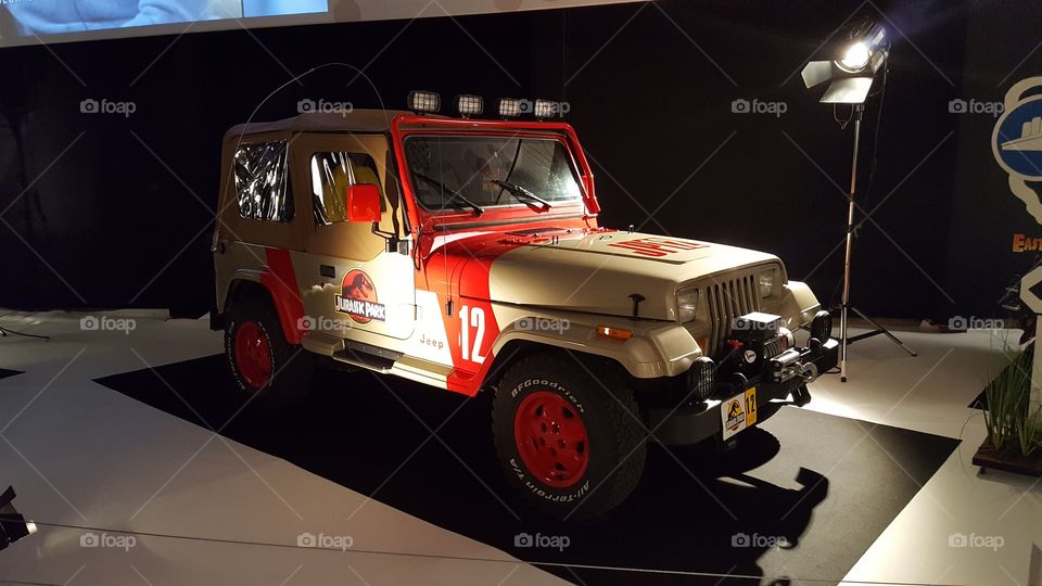 Jeep car - Jurassic Park