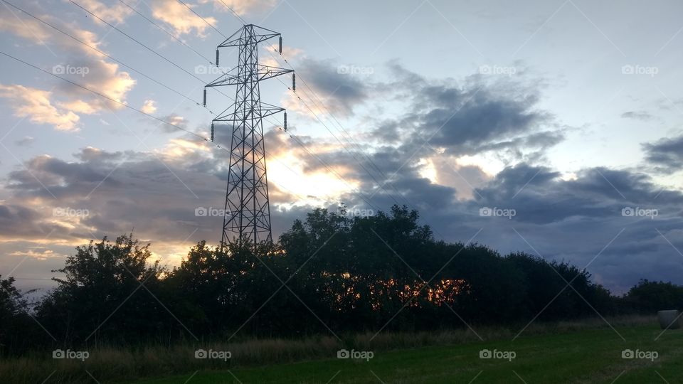 Industrial/Rural Sunset