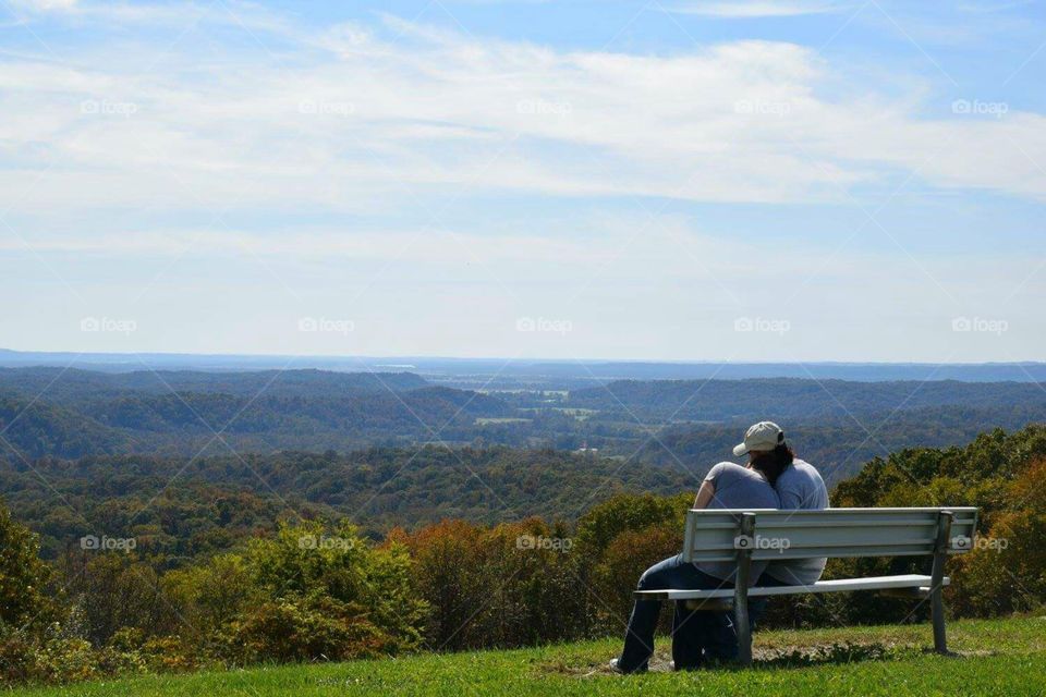 View from Bald Knob Cross, Alto Pass IL