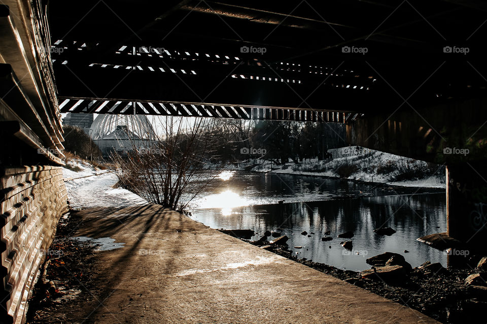 under the bridge