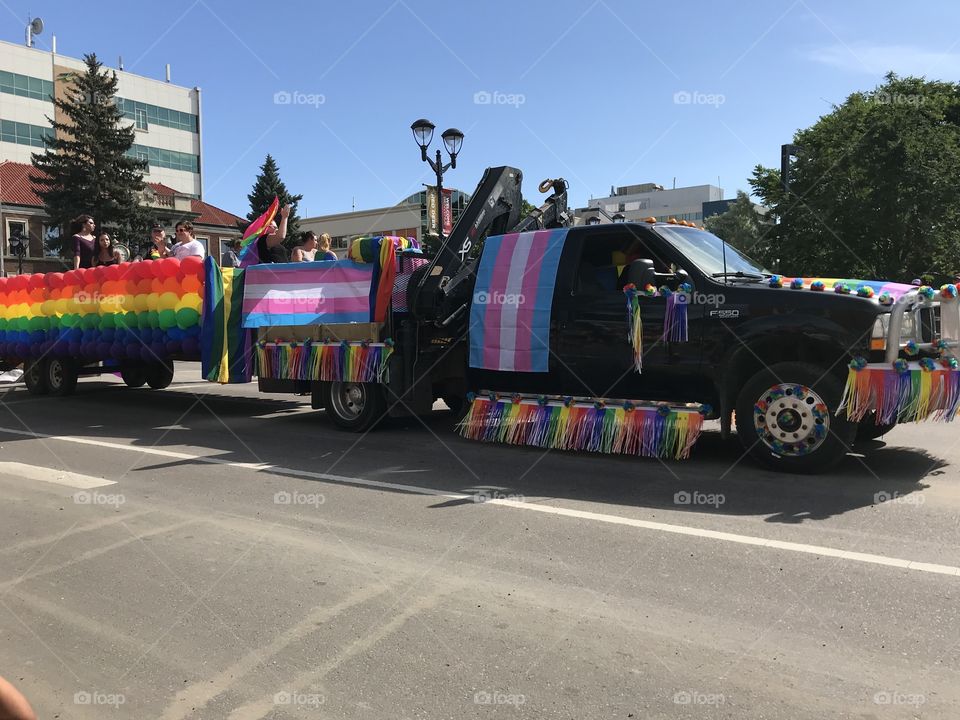 Pride in the parade.