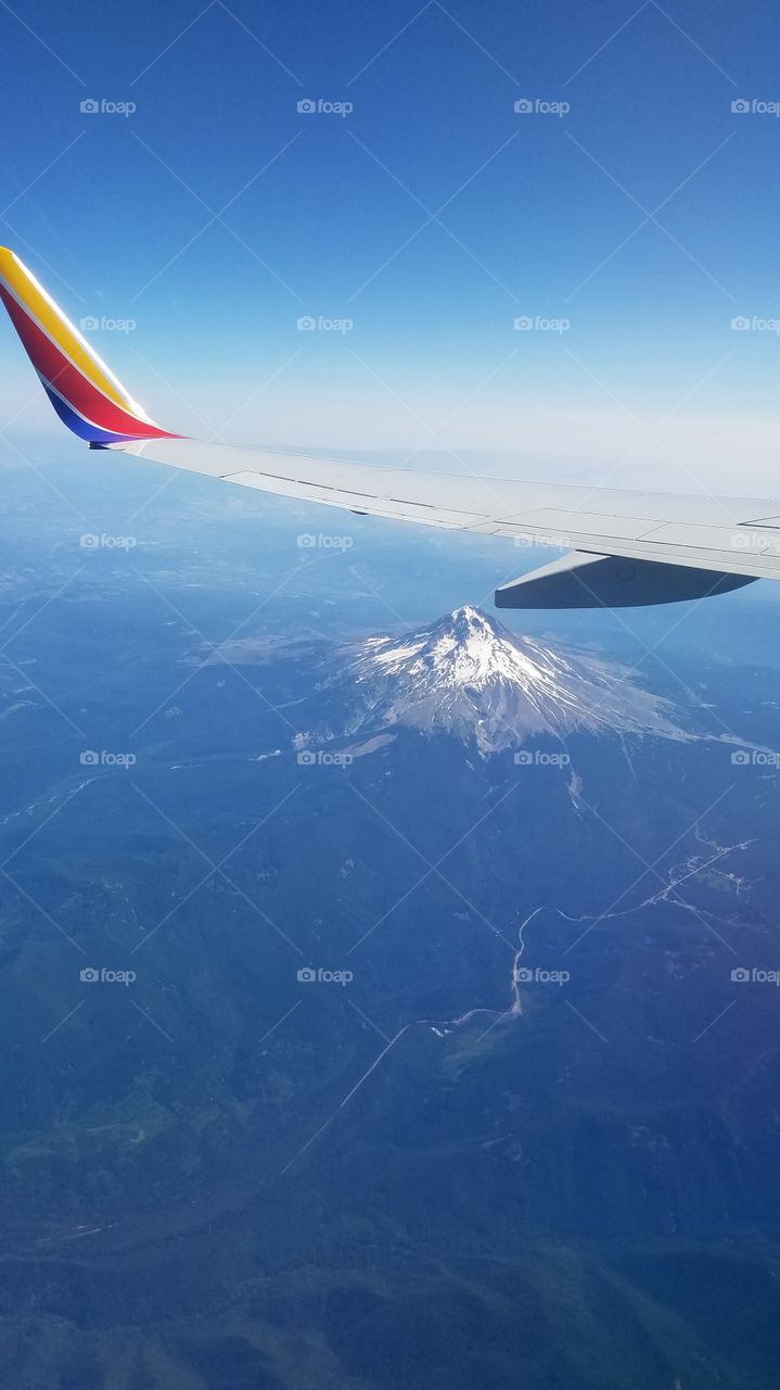 Lookout Mountain, Oregon from Southwest Airplane