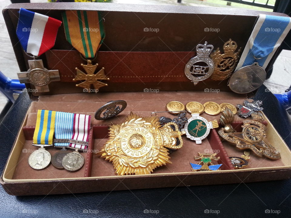 British military service medals