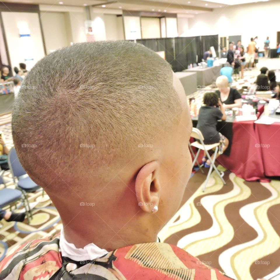 "Triple Fade". Visited a barber competition and captured this moment.