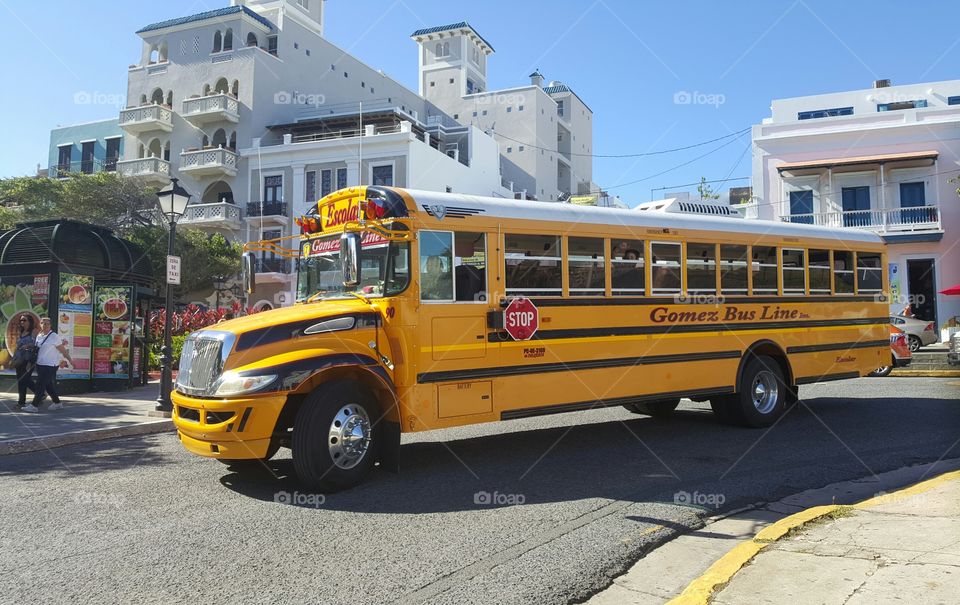 San Juan school bus