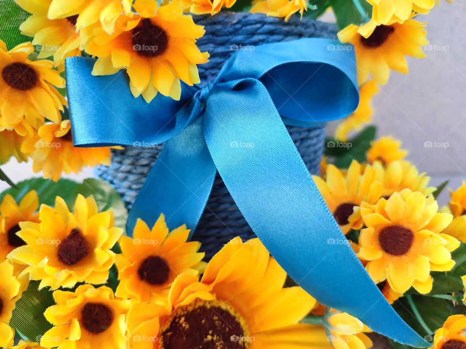 Complementary Colors, Flower Pot