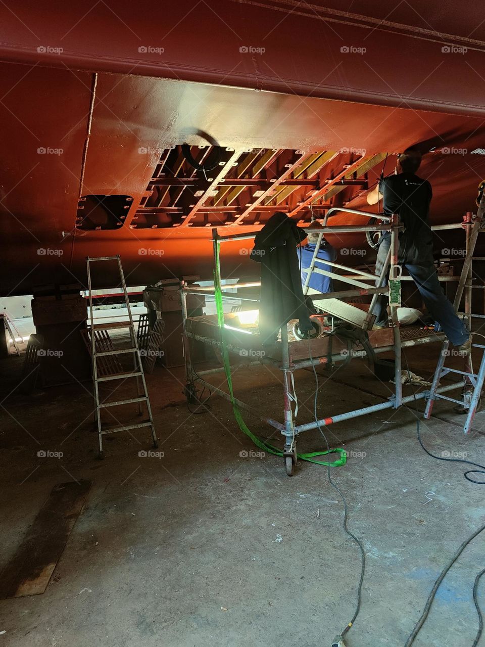 work on ship