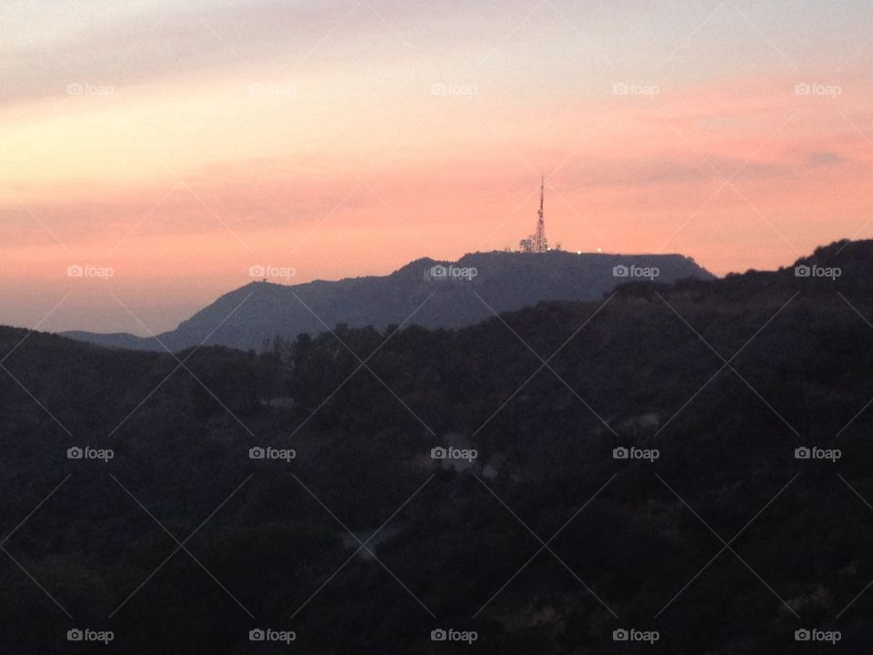 Hollywood sunset