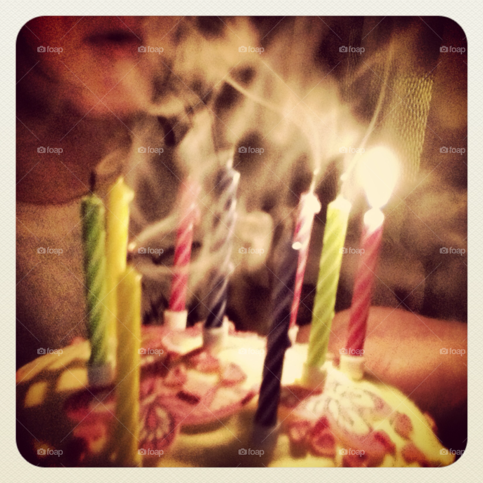birthday candles smoke flame by clairbaker