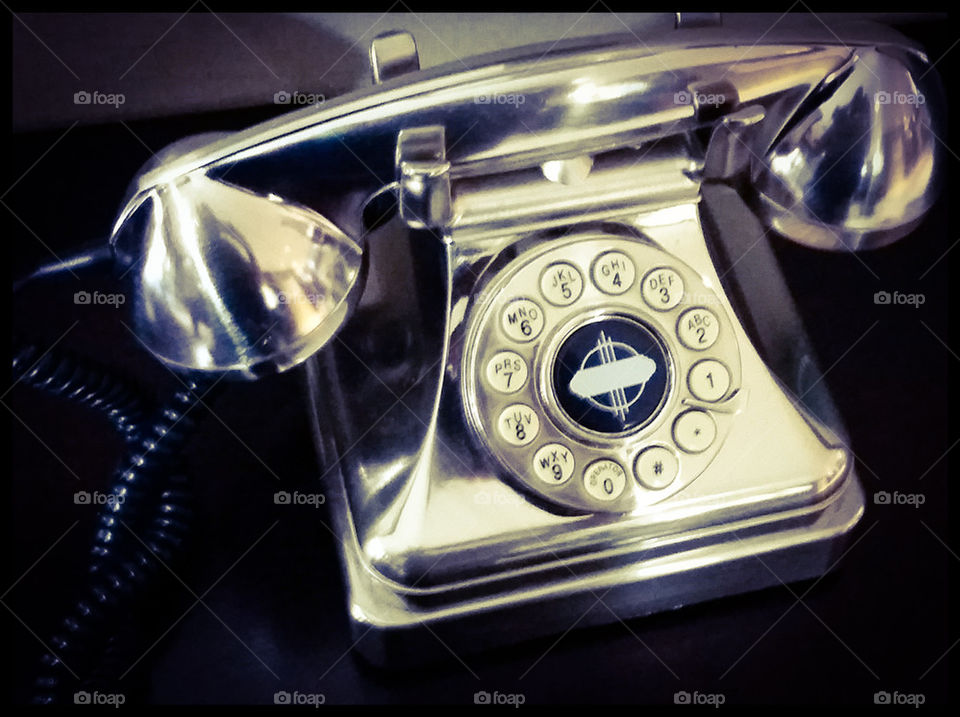 old time phone with modern look