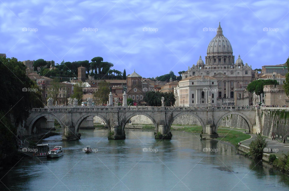 italy church river rome by snappychappie