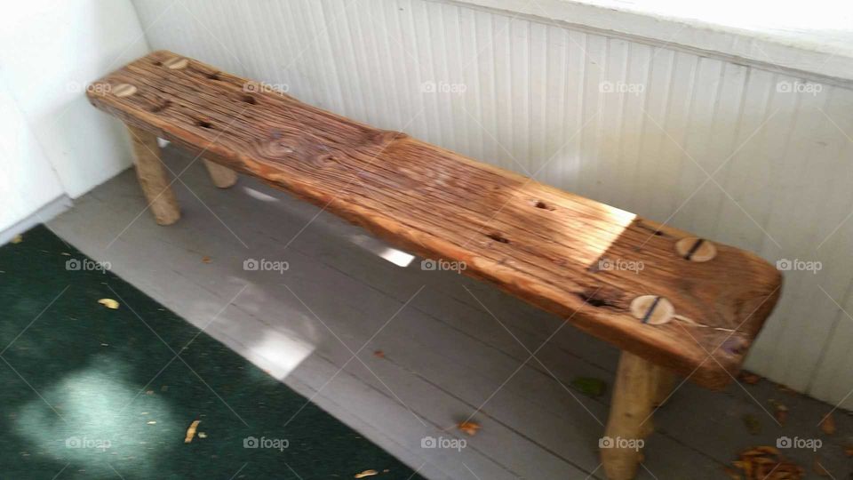 Driftwood Bench