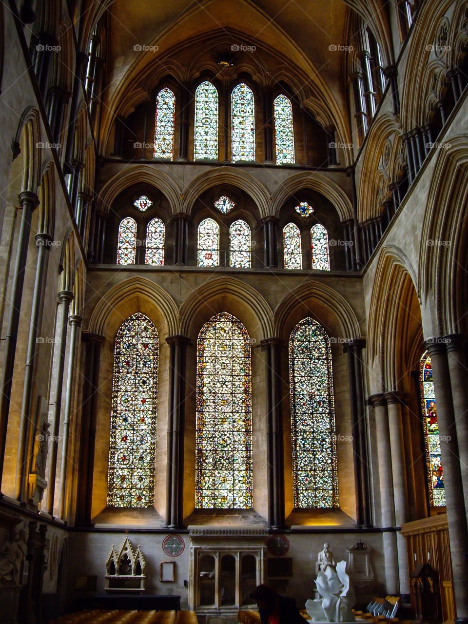 Salisbury Cathedral. Interior de la Catedral de Salisbury (Salisbury - England)