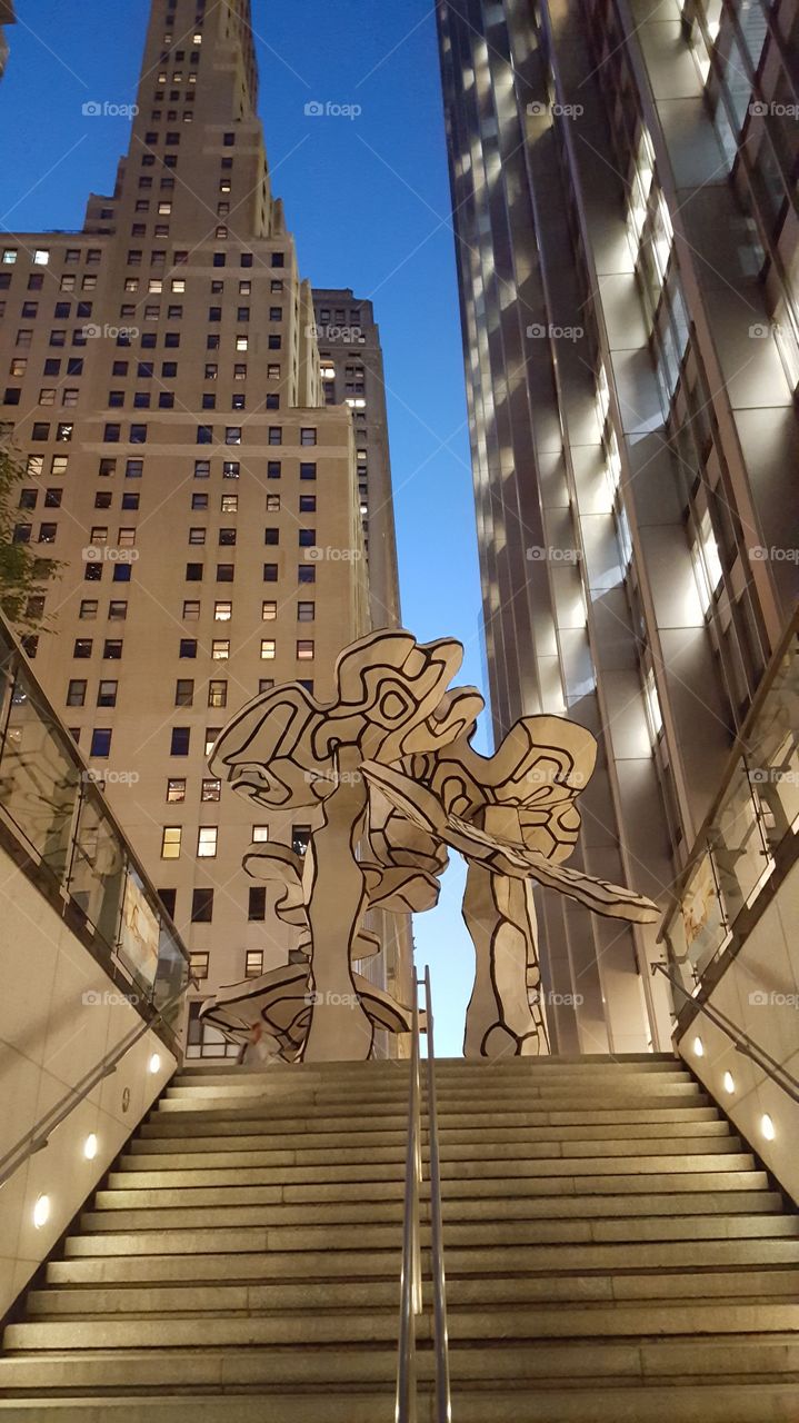 JEAN DUBUFFET GROUP OF FOUR TREES