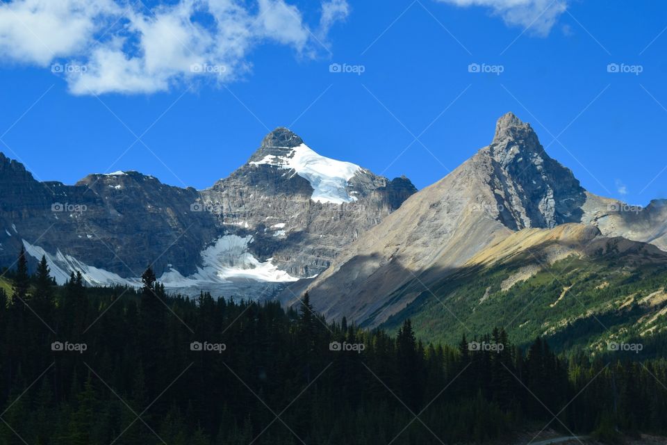 Glacier view in Banff National Park