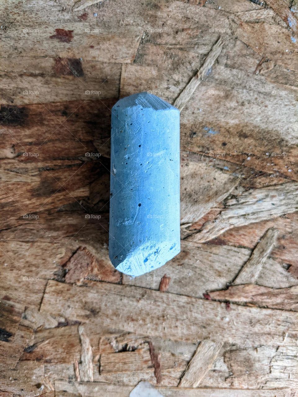 Blue sidewalk chalk