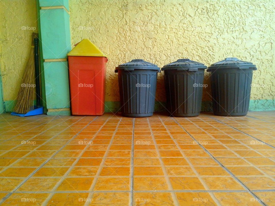 Trash bins