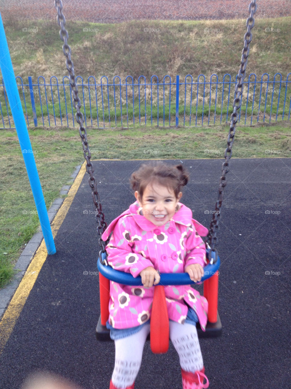 girl pink baby smile by tanushri123