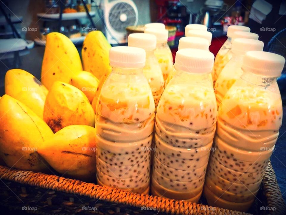 Refresh with Mango Tapioca! Perfect for summer heat! 🍹🍹❤️❤️❤️