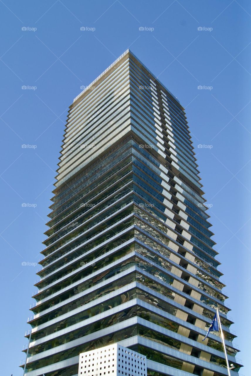skyscraper architecture in Barcelona 
