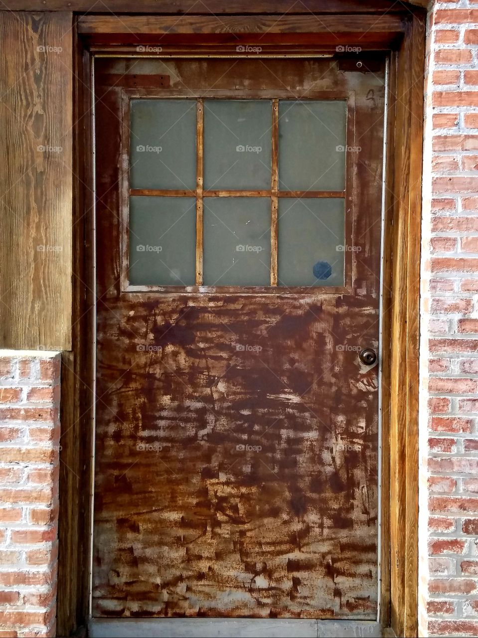 rusty door