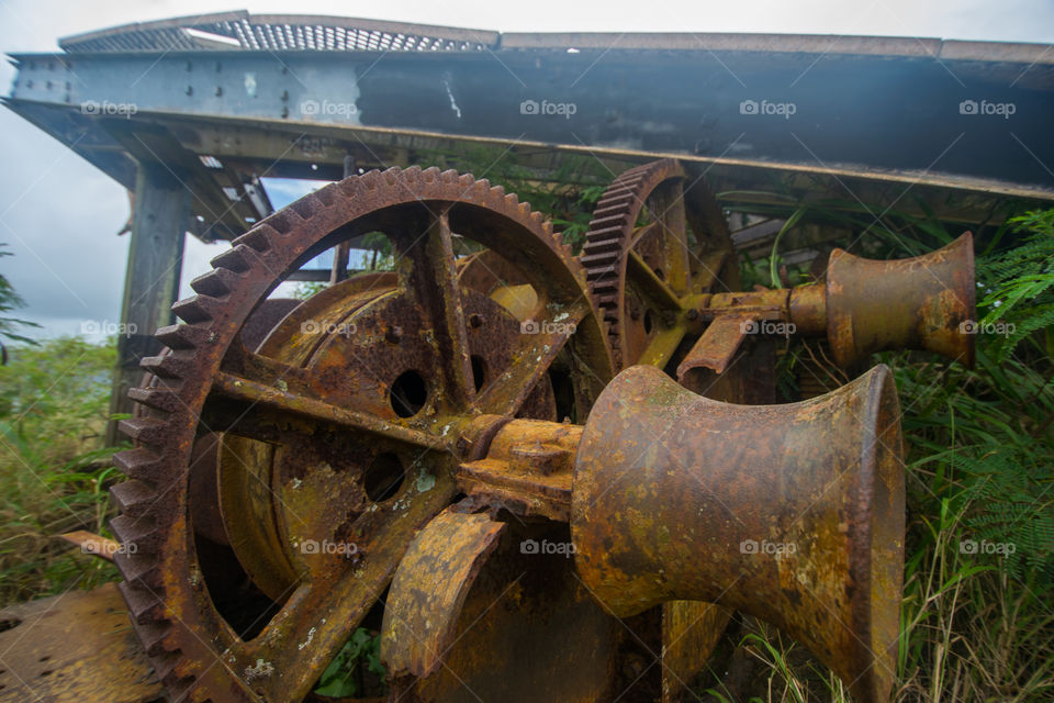 Rusty Gears at Coco Head Crater