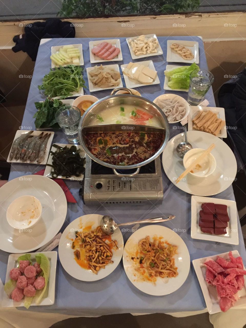 Lunch in a chinese restaurant