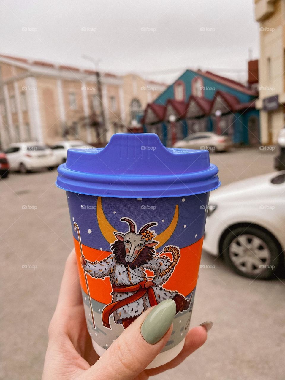 Join first mission. A cup of coffee, latte 