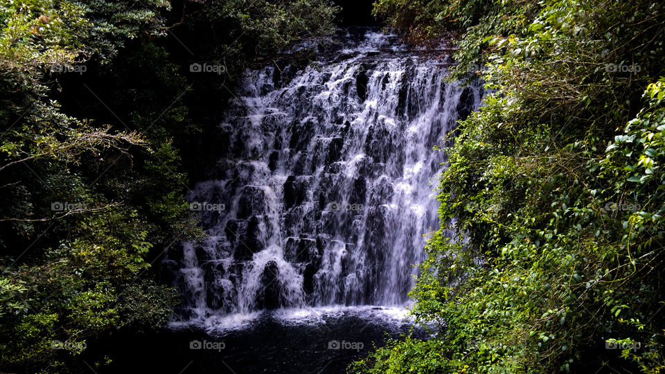 A beautiful waterfall