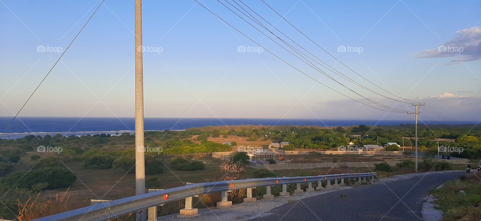 The road and the view