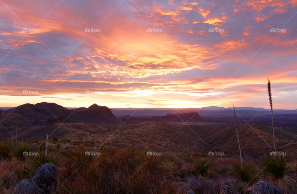 Sunset, Landscape, No Person, Dawn, Mountain