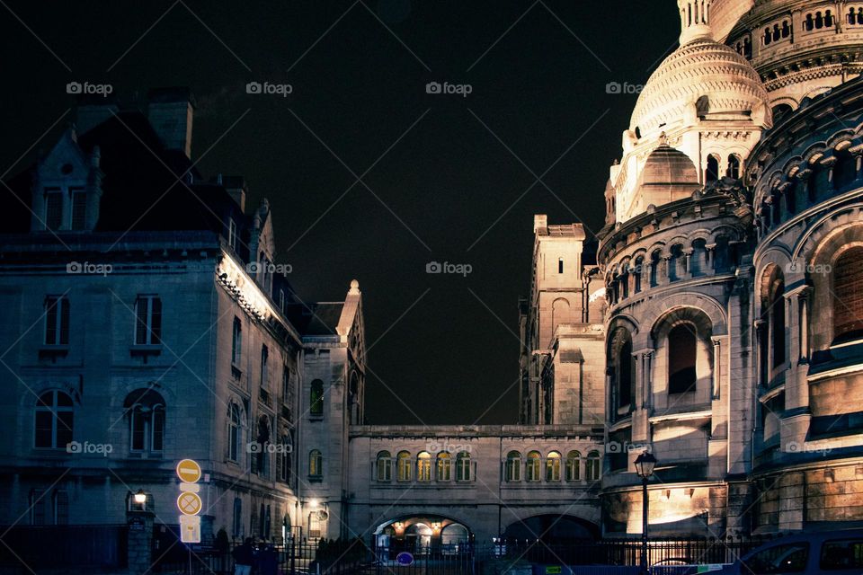 Sacré-Cœur at night