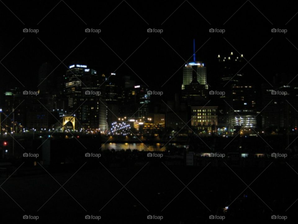 Pittsburgh at night
