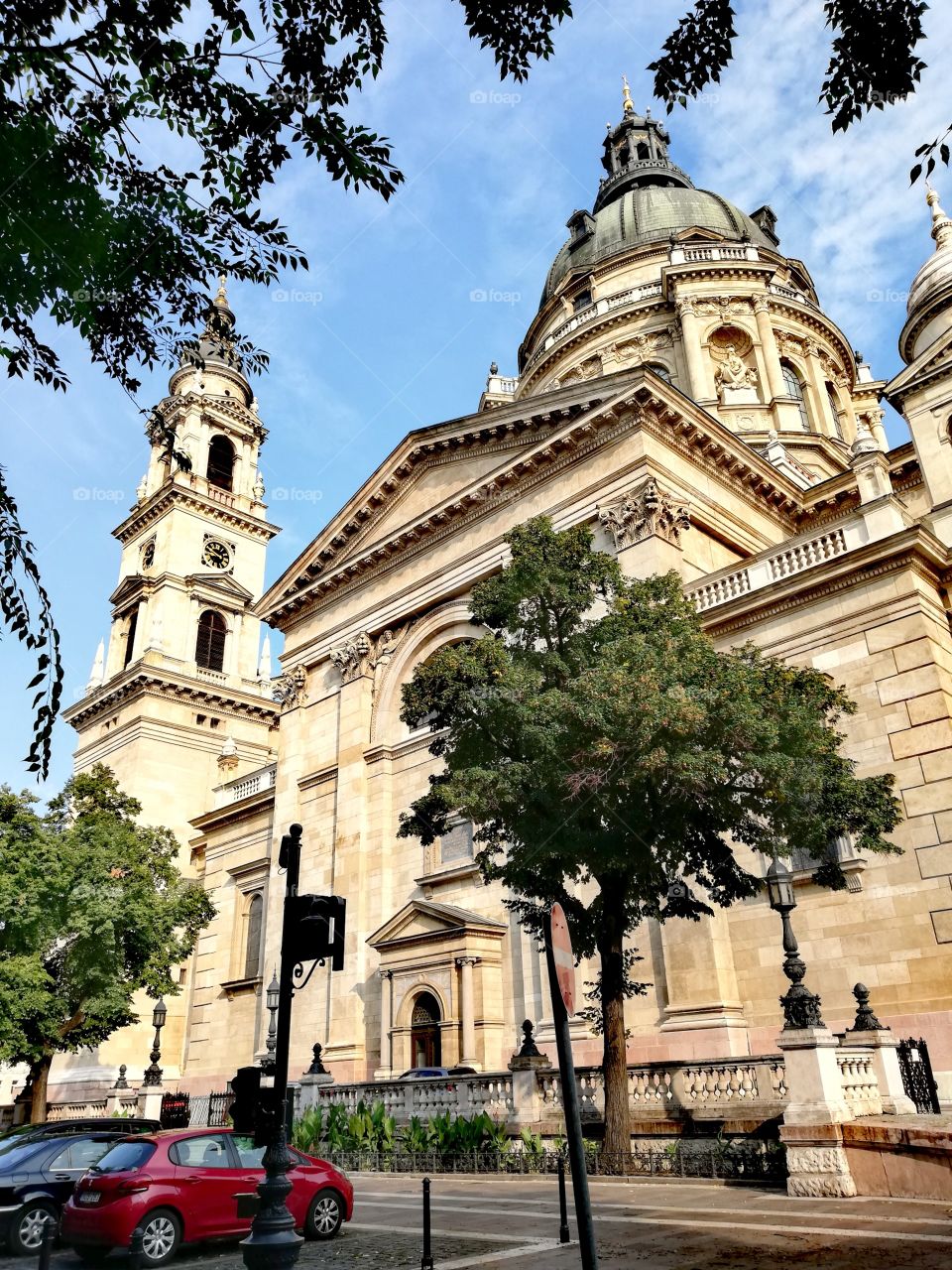 St. Stephen's Basilica from a one side