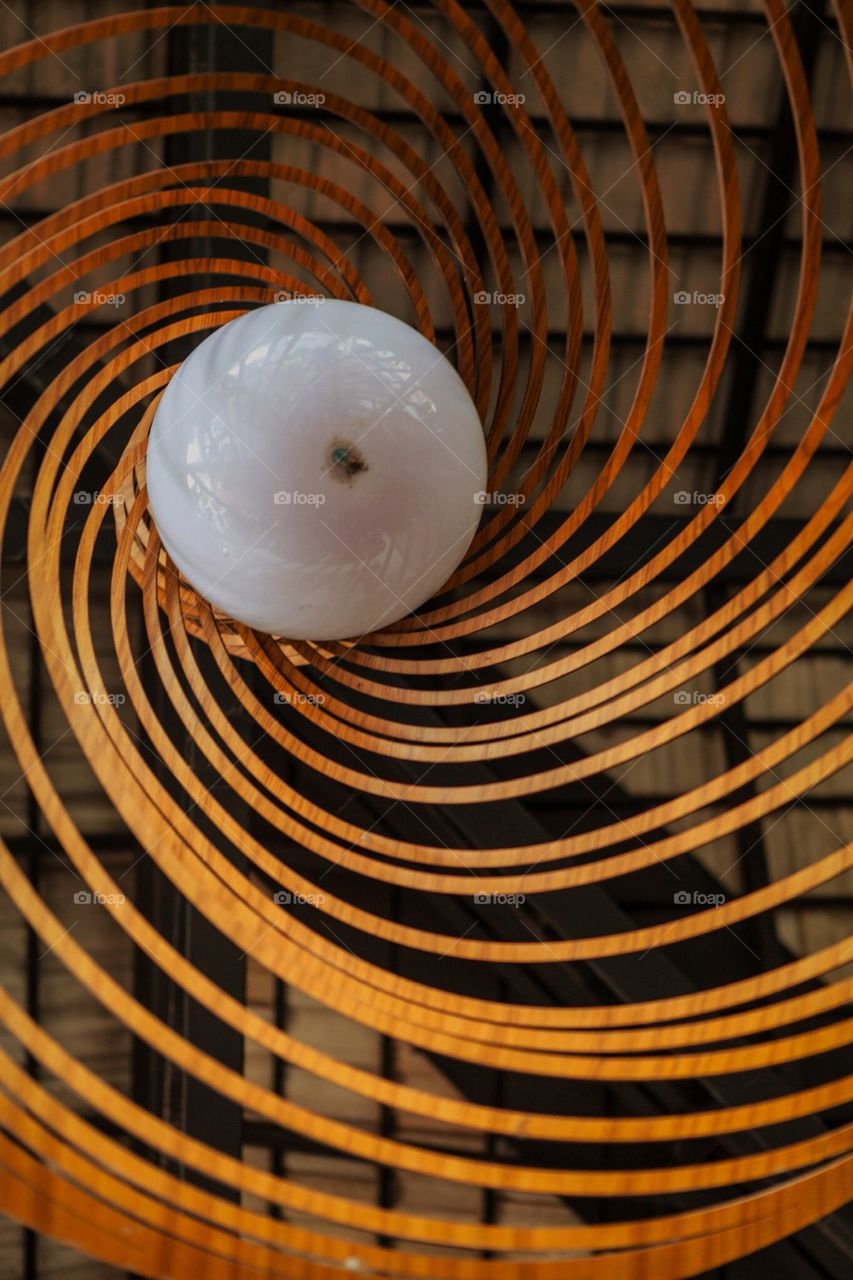 Spiral chandelier light