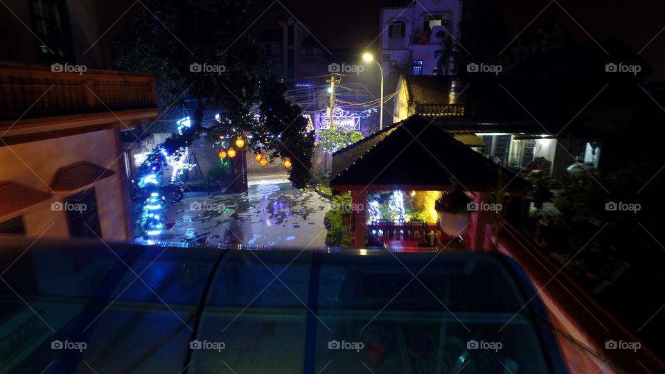 Light, City, Building, Travel, Evening