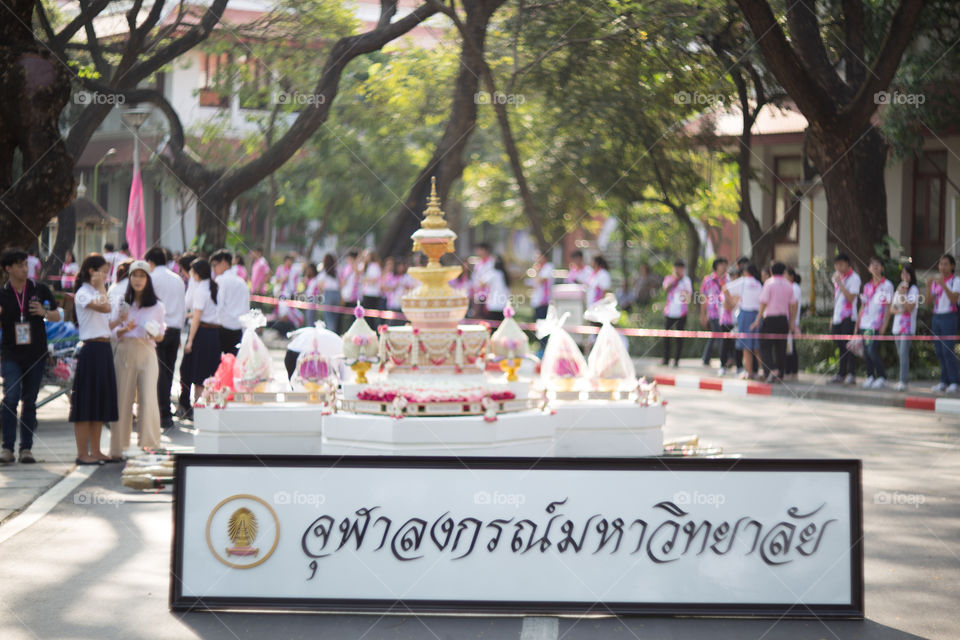 Symbol of the chulalongkorn university 