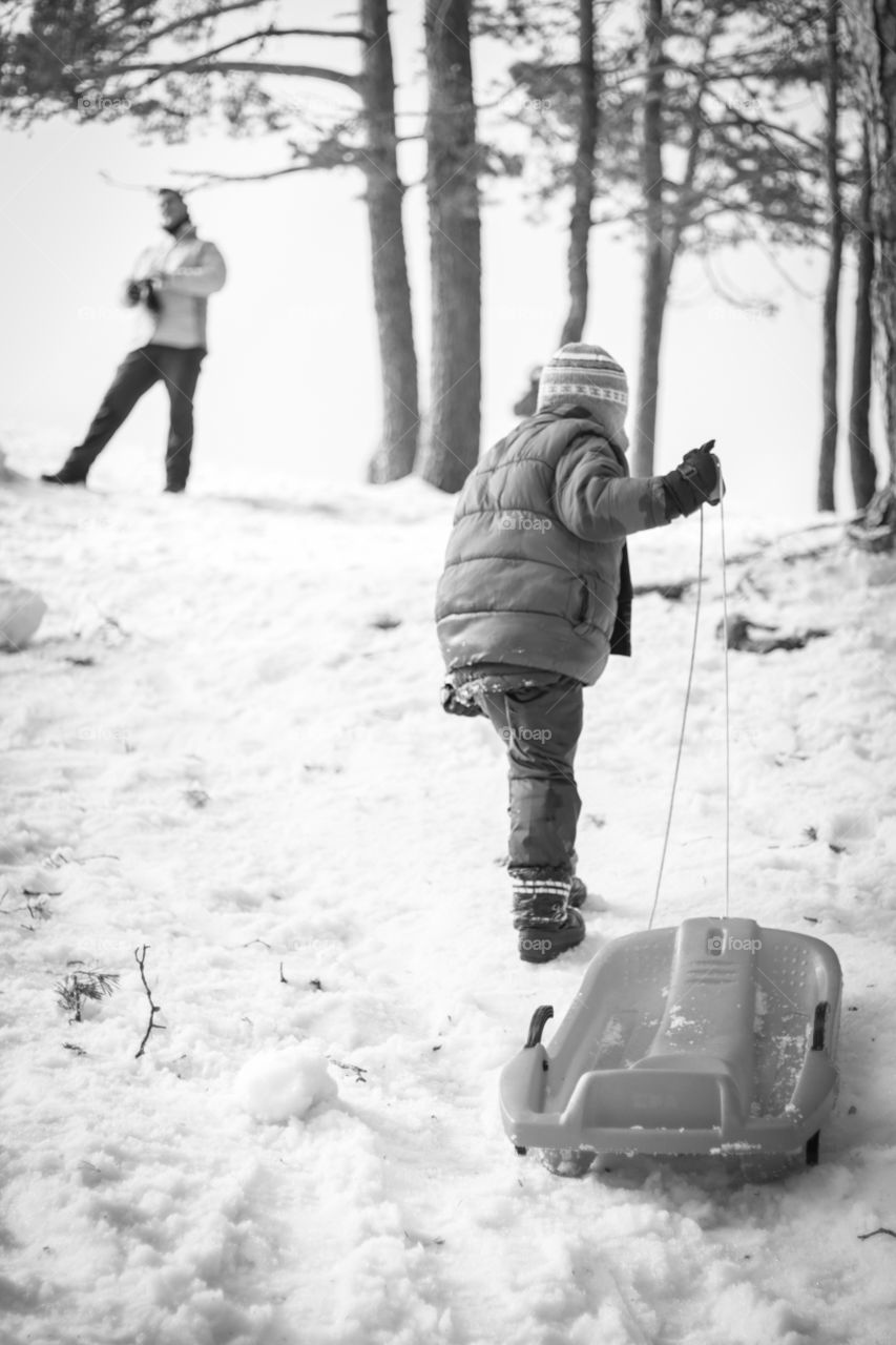 People, Snow, One, Winter, Adult