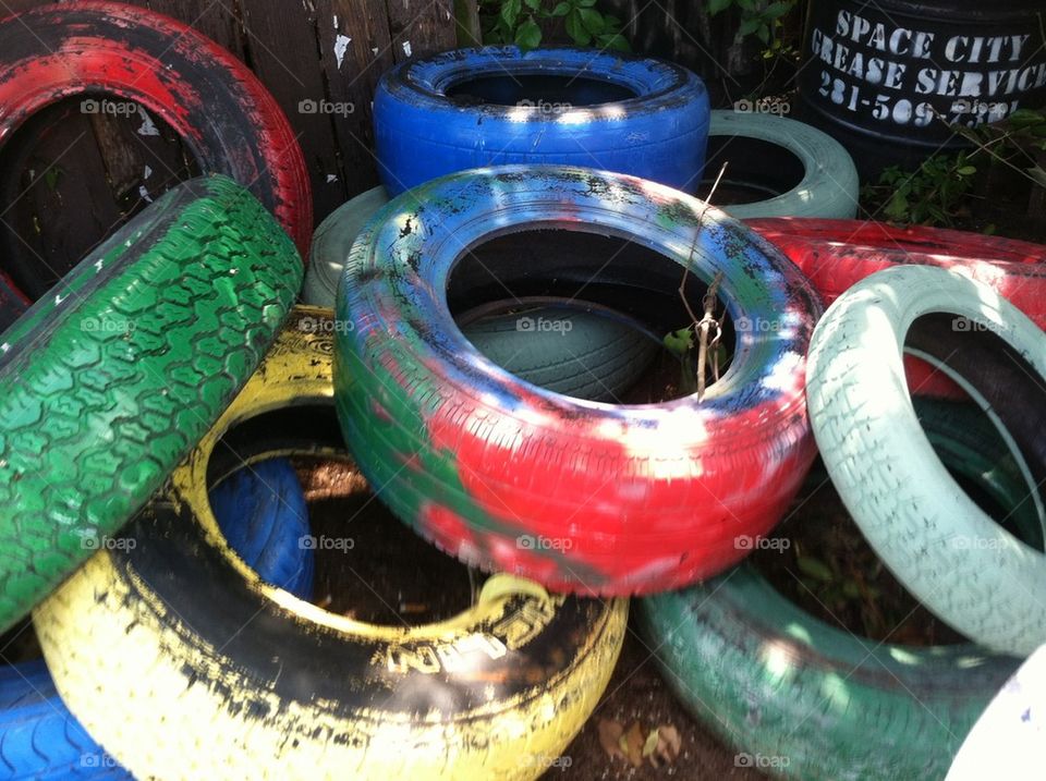 Painted Tires