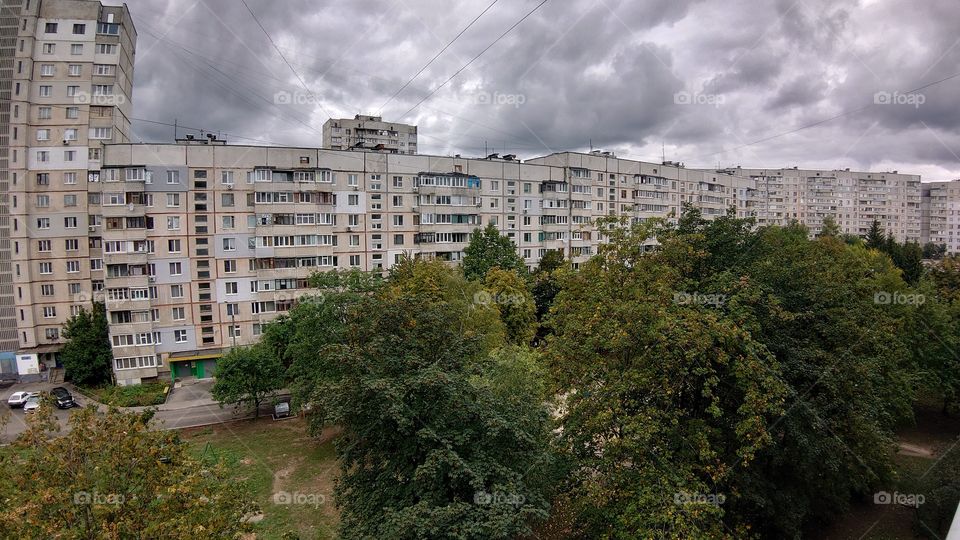 Moods of autumn, nature city