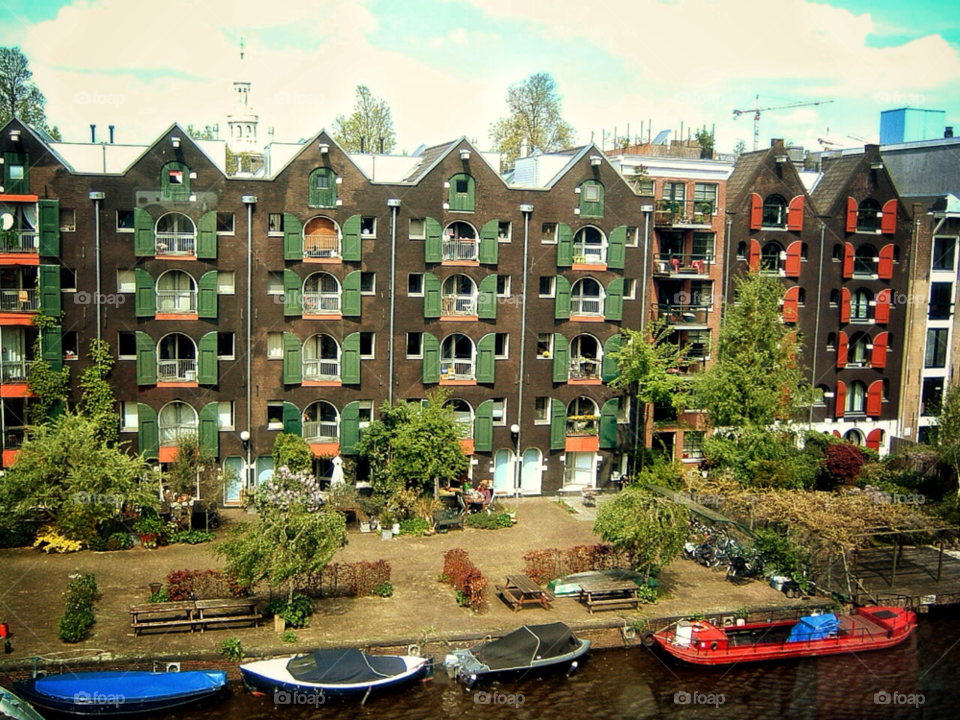 amsterdam buildings windows flats by jeanello