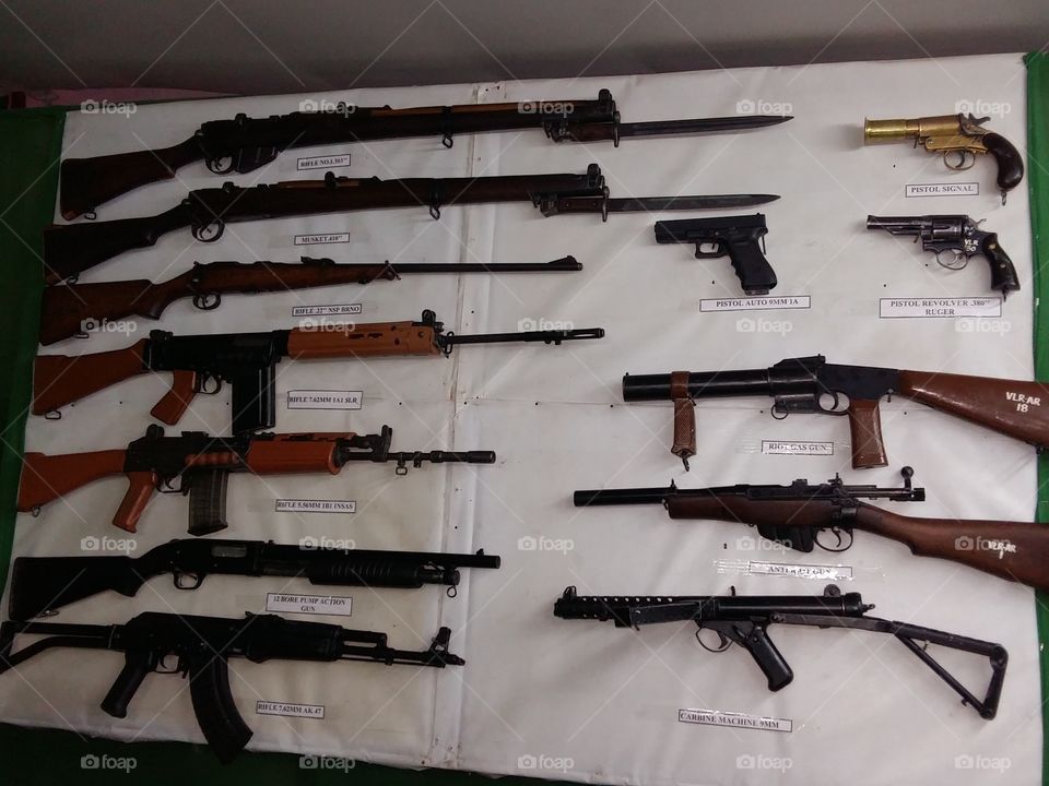 collection  of  guns
