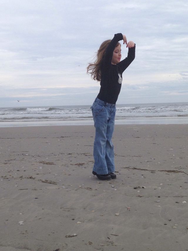 Dancing on the beach 
