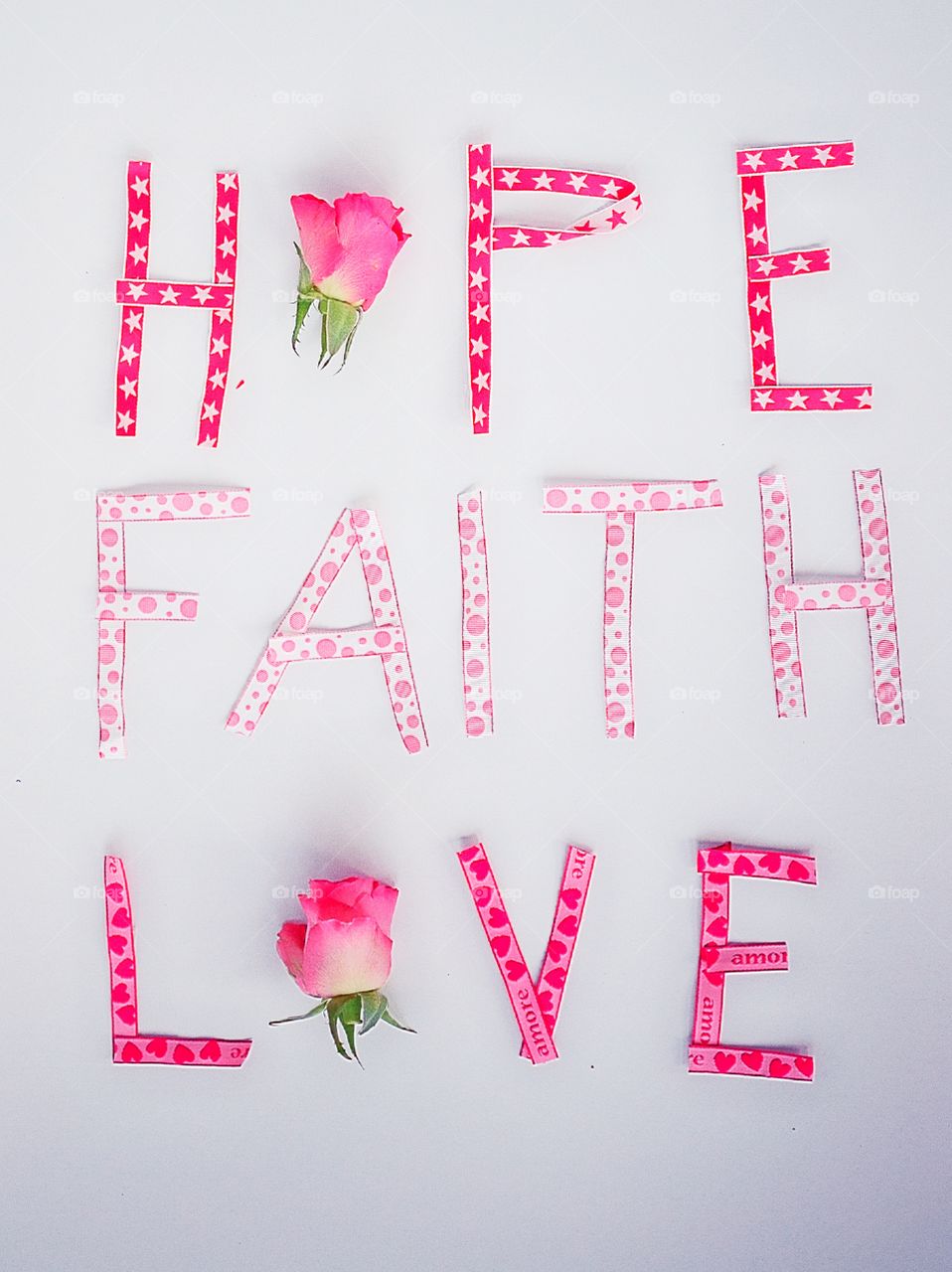 Hope faith love