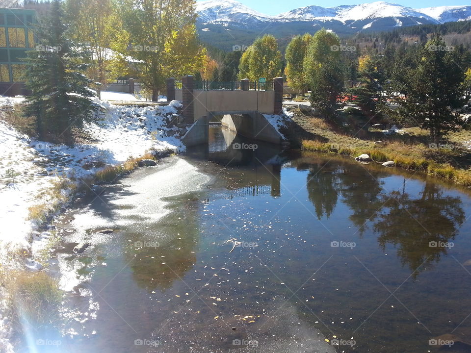Frozen Bridge Lake