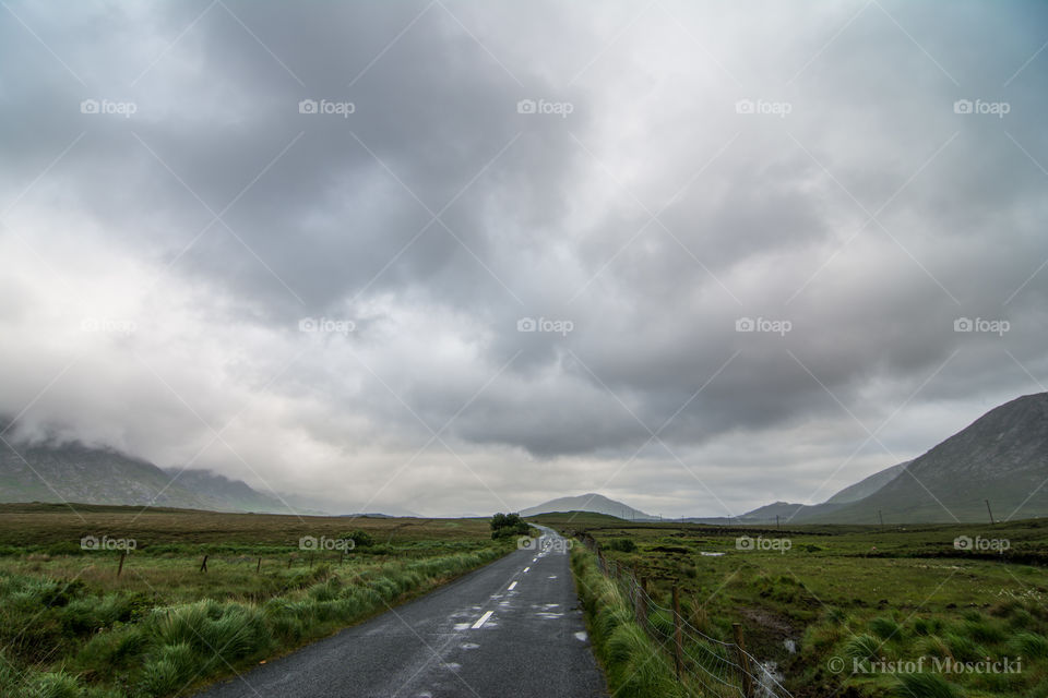 storm in Connemara