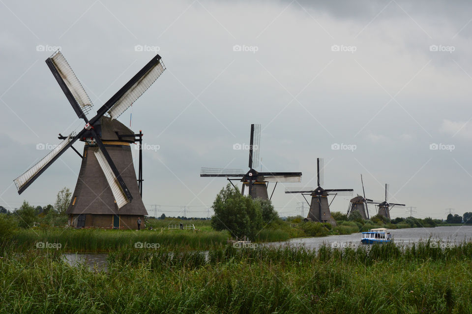 Kinderdijk day trip from Rotterdam with 18th century windmills! A Unesco World Heritage Site! Honeymoon, 2015