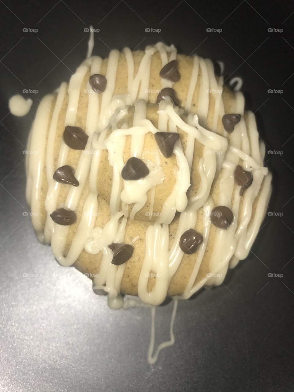 Chocolate chip protein donut