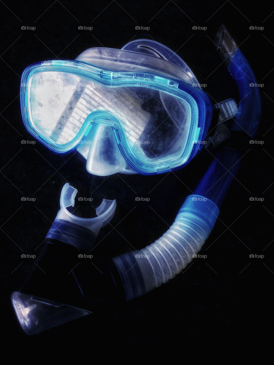 Snorkel and mask