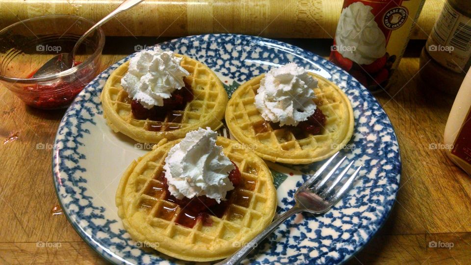 frozen waffles made special